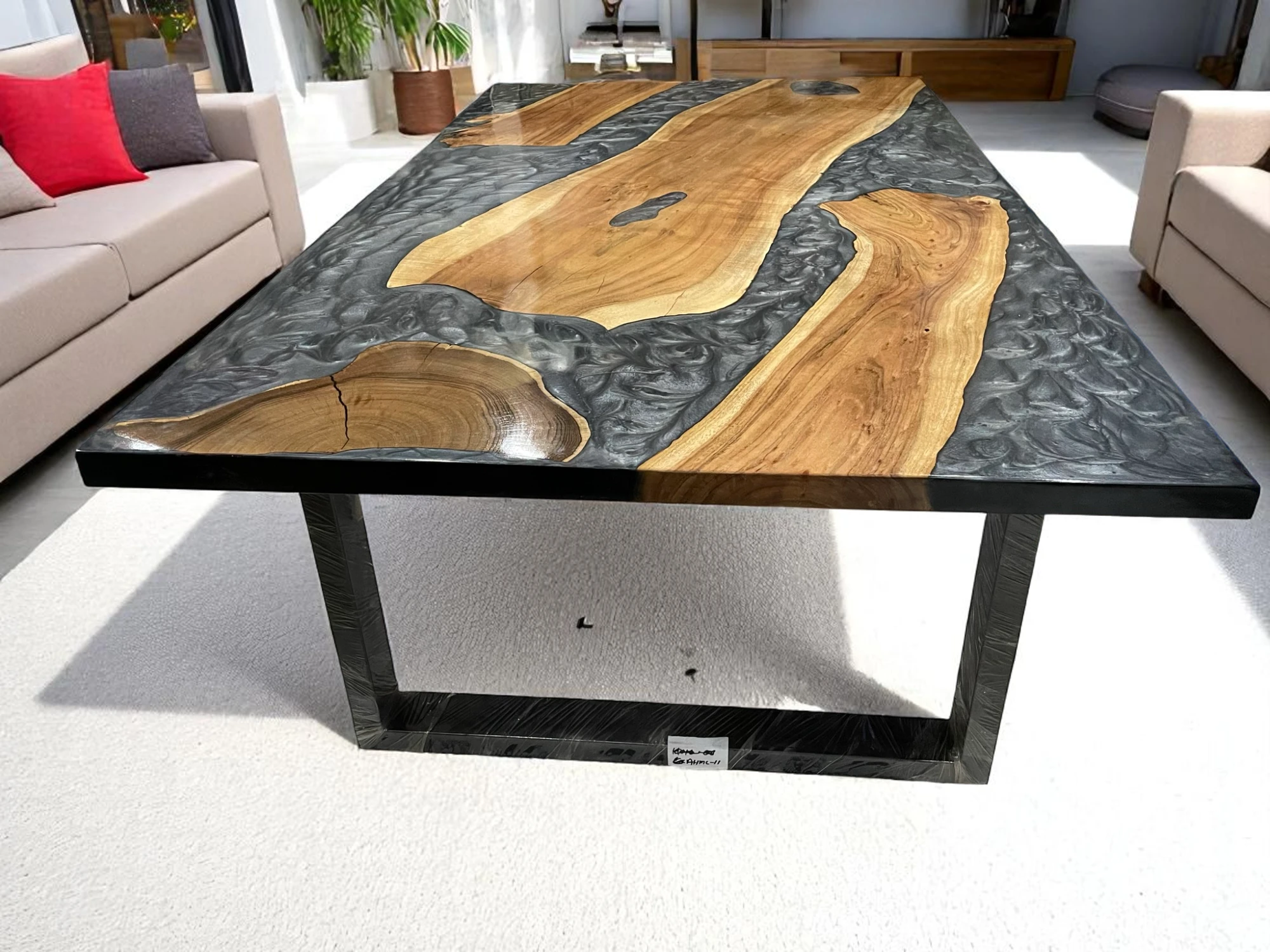 White Marble Side Table for Living Room